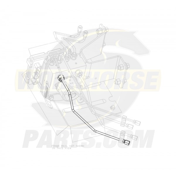 W0010602  -  Hose Asm - Brake Pressure Modulator Valve In, Front  (primary)